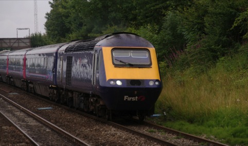 The Intercity 125, designed by Sir Kenneth Grange and introduced in 1976
