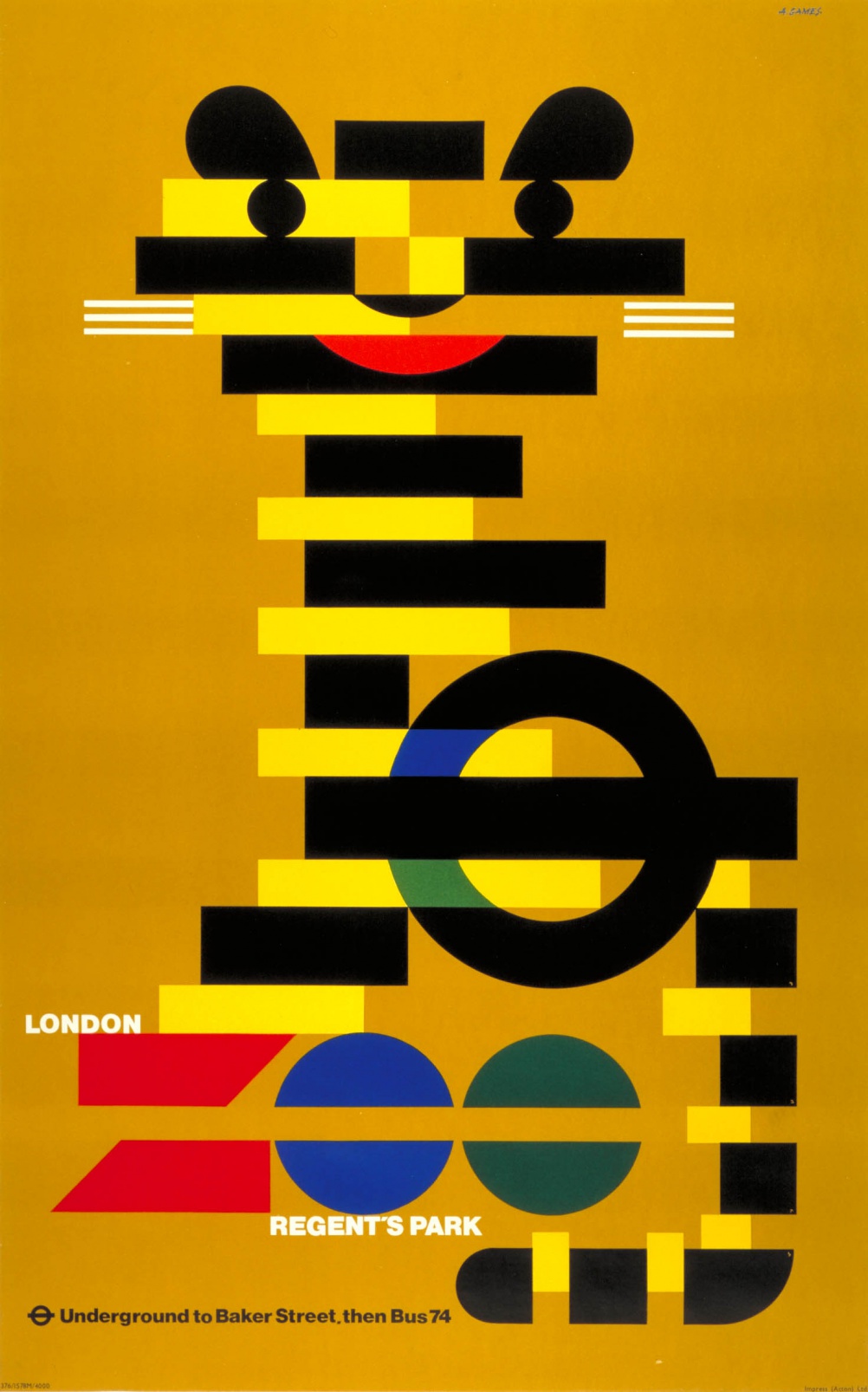 London Zoo, by Abram Games