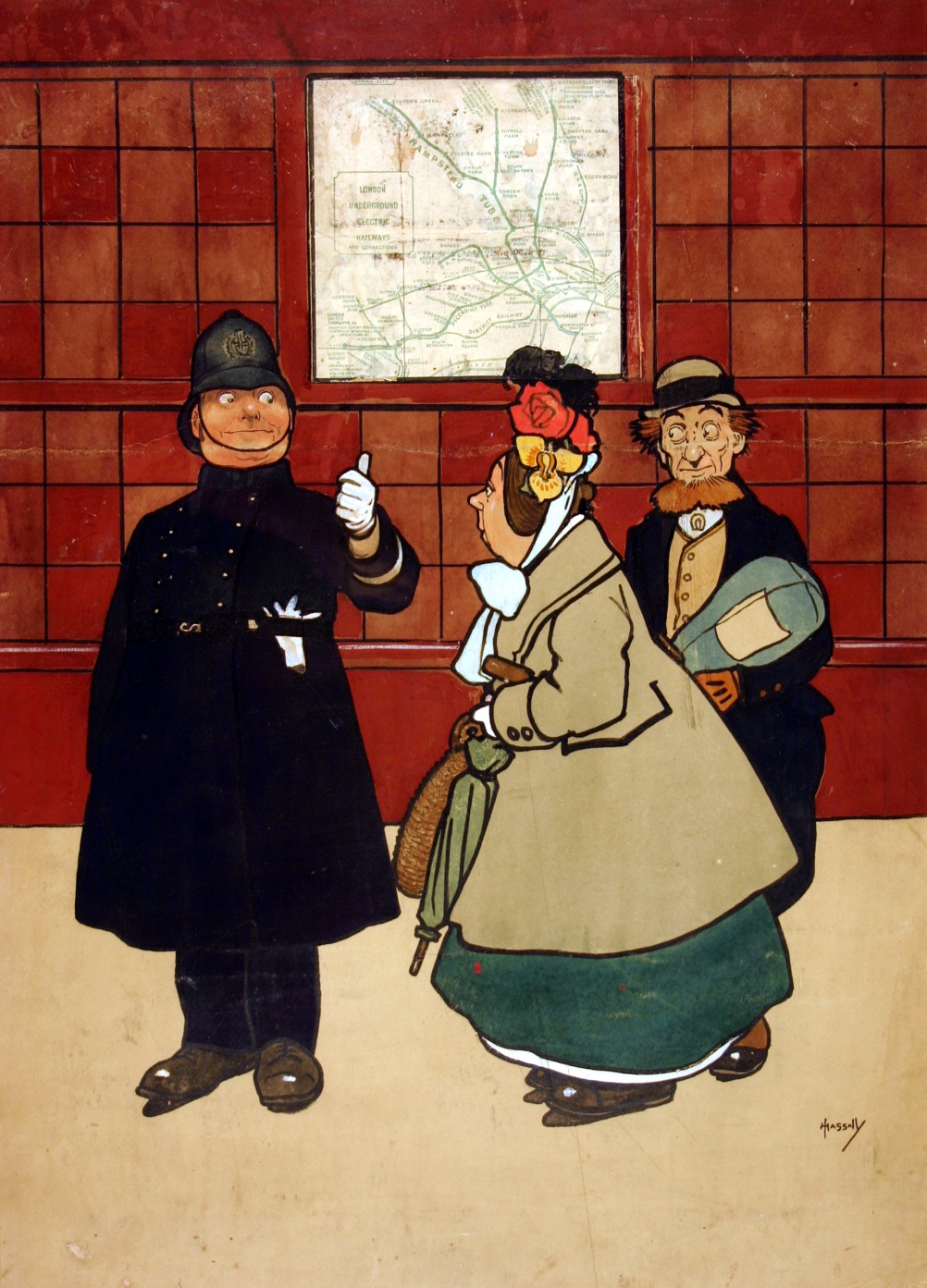 No Need to ask a P'liceman, by John Hassall